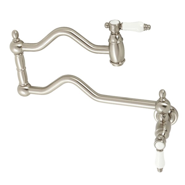 KS2108BPL Bel Air Wall Mount Pot Filler, Brushed Nickel